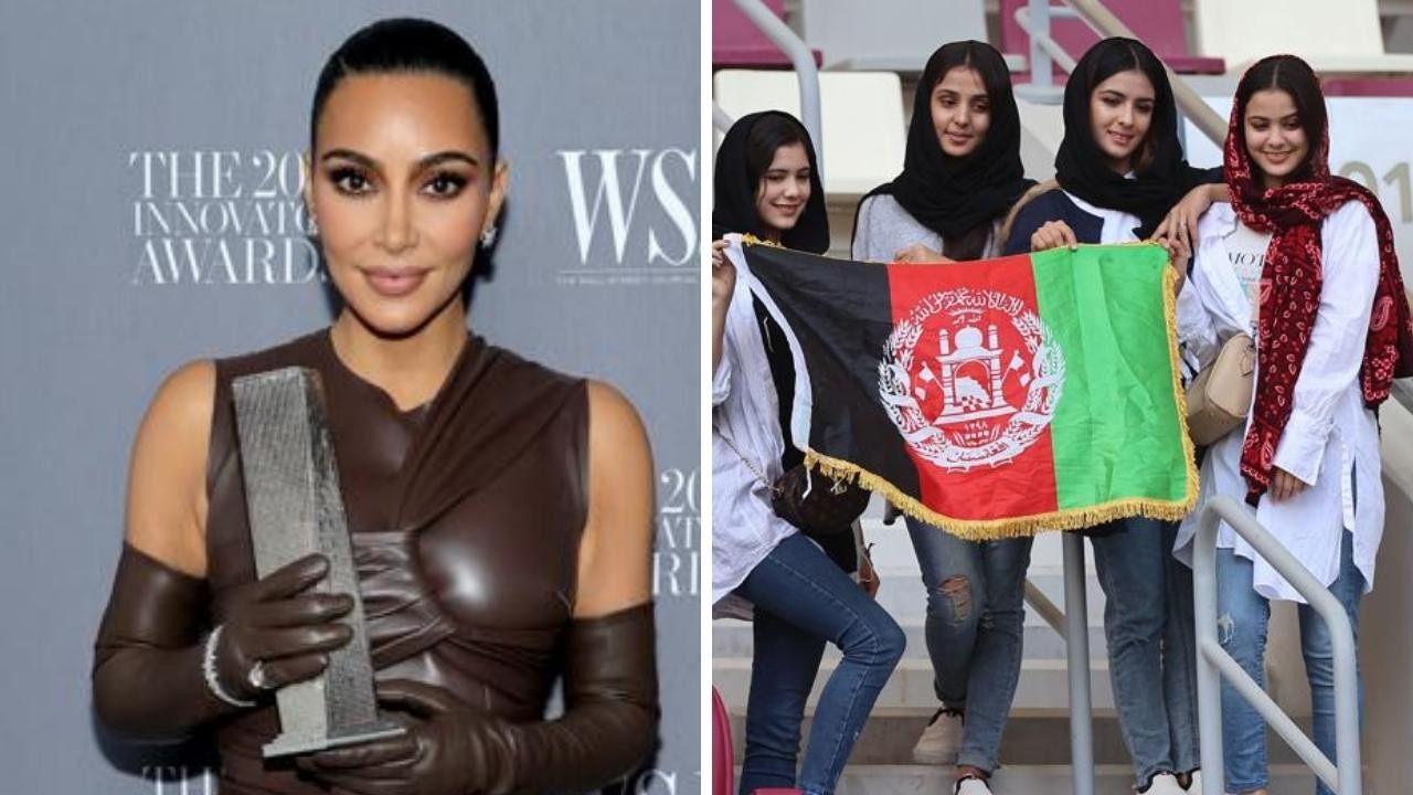 Kim Kardashian helps fly Afghan women's youth soccer players to UK