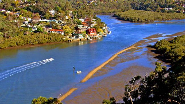 The Georges River near Lugarno.