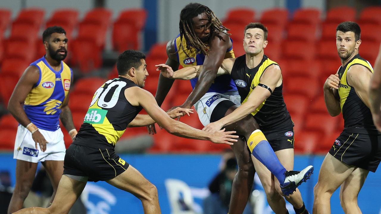 Nic Naitanui’s Eagles had a record number of members sign up. Picture: Michael Klein