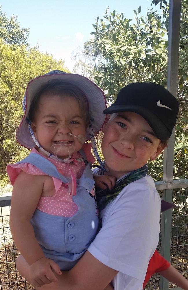 Faith McCormick and her brother Evan.