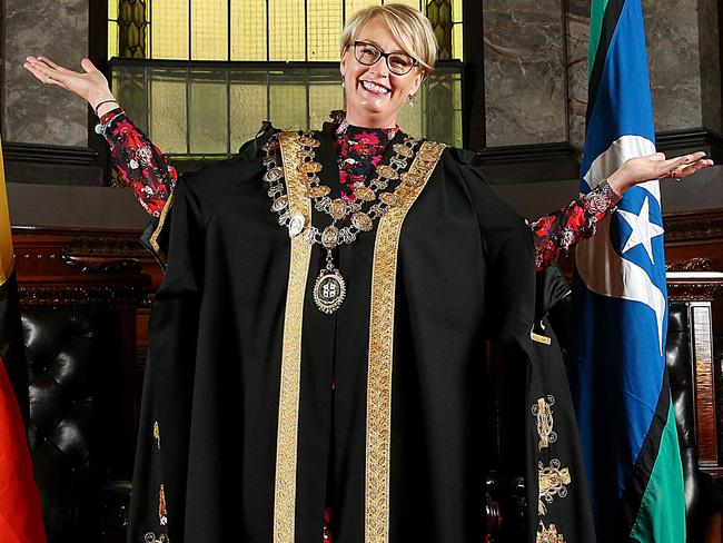 New Lord Mayor Sally Capp. Picture: Ian Currie