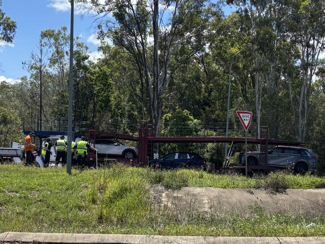 The crash is causing lengthy delays for drivers travelling north on the Bruce HIghway