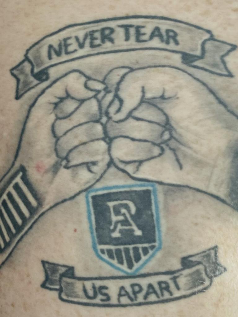 Port Adelaide tattoo: David Shelley