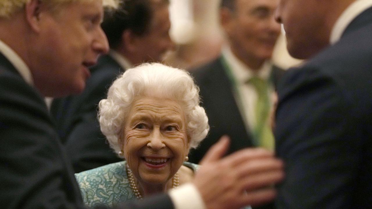 Queen Elizabeth II and Prime Minister, Boris Johnson during a reception at Windsor Castle. Picture: Alastair Grant - Pool/Getty Images