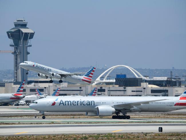 American Airlines said flights could resume after October 28. Picture: Patrick T Fallon/AFP