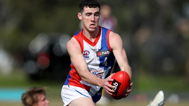 ON CROWS’ RADAR: Gippsland Power midfielder Sam Flanders is one of the players linked to Adelaide at pick six.