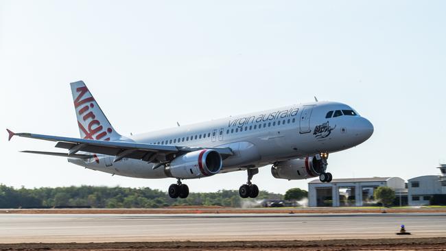 Virgin Australia is cutting its seasonal Darwin-Adelaide route. Picture: Pema Tamang Pakhrin