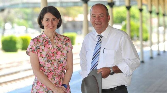 Gladys Berejiklian with Daryl Maguire.