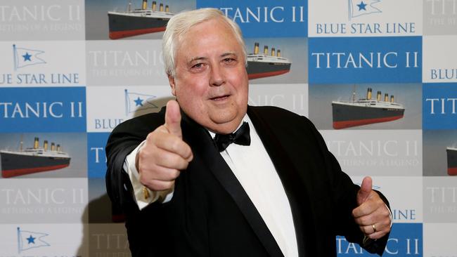 Clive Palmer has backed the Queensland border closure. PICTURE: Stewart McLean