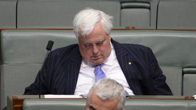 Despite a poor performance record from his last stint in parliament, many Australians still supported Clive Palmer’s return. Picture: AAP/Lukas Coch