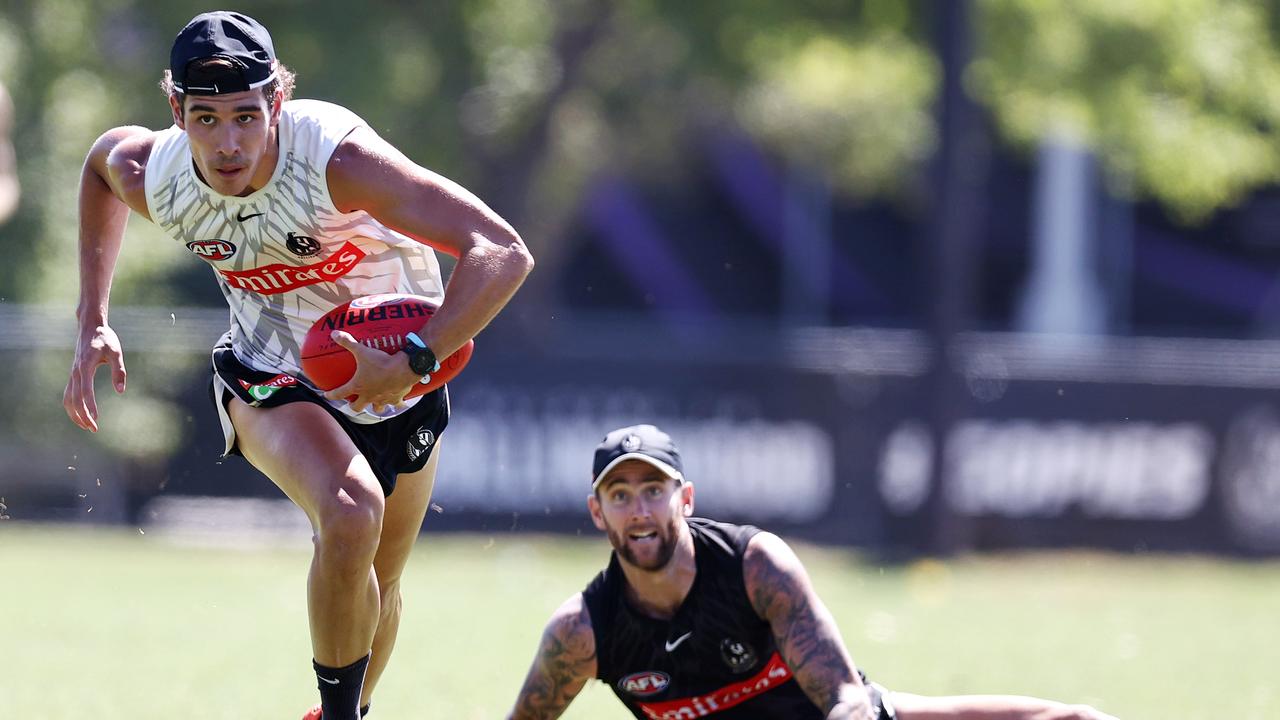 Reef McInnes looks set to win the race for a spot in Collingwood’s forward line. Picture: Michael Klein