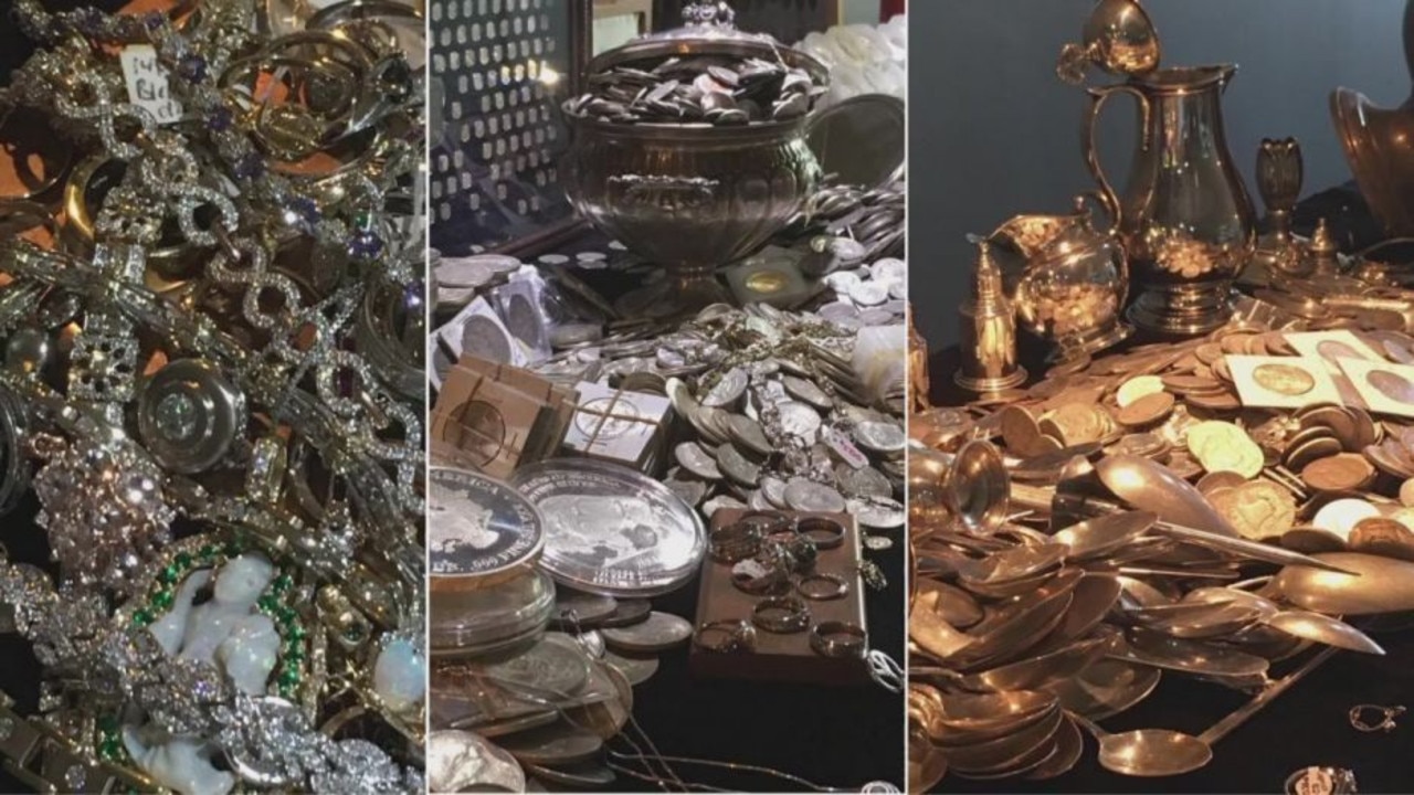 Some of Mr Perri’s treasure, which has now been buried in the Michigan wilderness. Picture: JohnnysTreasureQuest.com