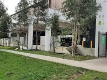 Damaged fence panels at the Glenrose Shopping Village at Belrose in 2021. Picture: Supplied