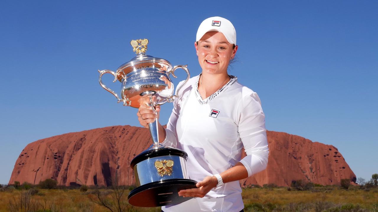 She won the Australian Open in January. Picture: Scott Barbour/Tennis Australia