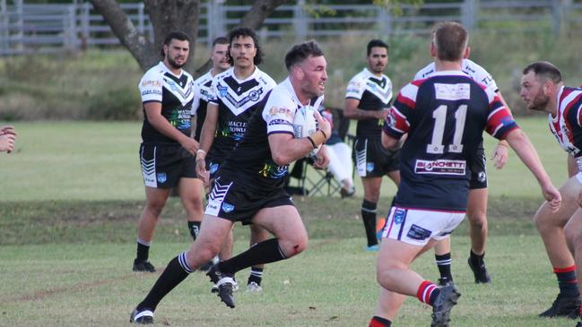 Former NRL forward Luke Douglas is back playing with the Magpies this season. Photo: Lower Clarence Magpies RLFC