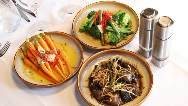 “We consumed a trio of sides ($24), including baby carrots, broccolini and portobello mushrooms.”