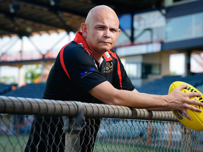 Tiwi Bombers coach Brenton Toy speaks out about a recent suicide that has affected the team.