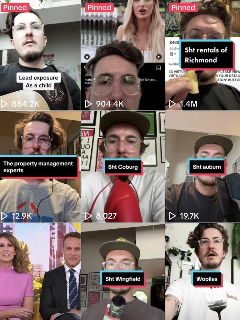 Jordan’s TikTok videos have had hundreds of thousands of views. Picture: TikTok.