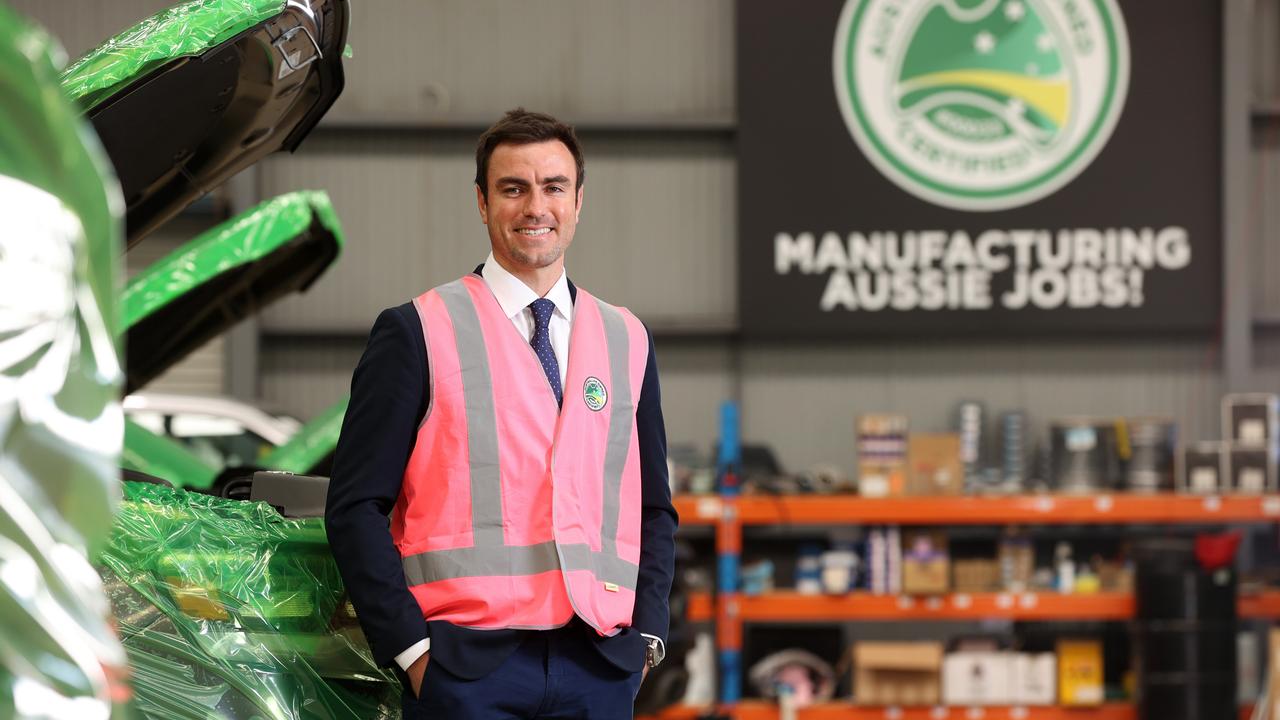 Eddie Kocwa, chief executive of Brendale-based SCD Remanufactured Vehicles, is aiming to reboot the local vehicle manufacturing industry. Picture: Tara Croser