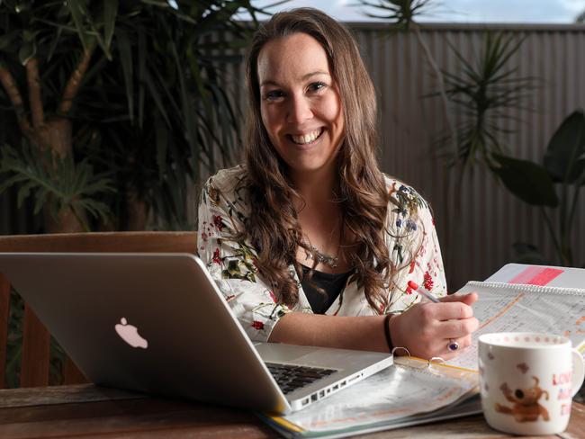Sophie Corcoran dropped out of two degrees before finally getting settled. Picture: AAP/Russel Millard