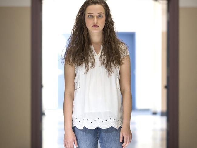 Aussie actress Katherine Langford as Hannah Baker in 13 Reasons Why.