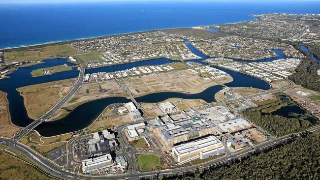 The $5 billion Oceanside Kawana precinct will has been called the Coast's missing link. Now a key element has been revealed. . Picture: Stockland