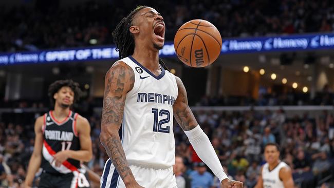 Ja Morant of the Memphis Grizzlies. Picture: Justin Ford/Getty Images
