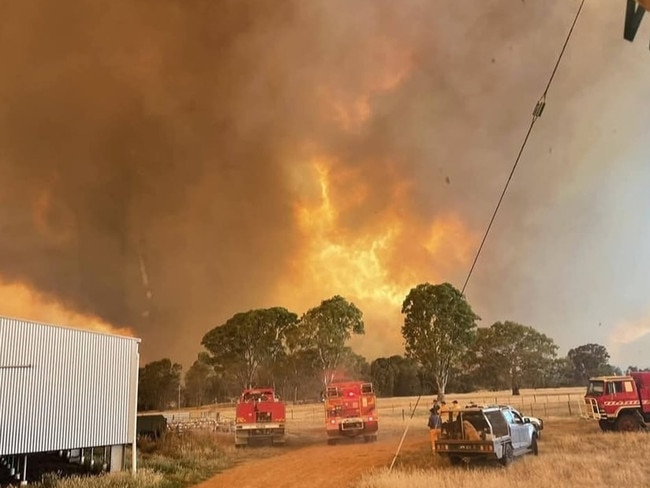 Fears are growing over severe weather conditions forecast for Boxing Day. Picture: Facebook Hamilton Fire Brigade