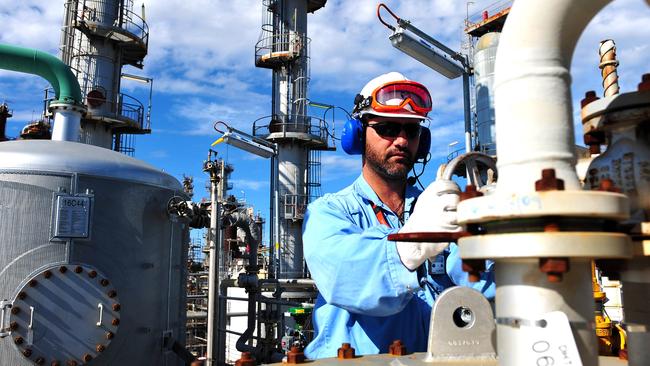 Several of Australia’s biggest jet fuel suppliers including Ampol and Viva Energy are among companies that have permanently shed roles given the rapid reduction in aviation demand. Picture: Eric Taylor/Bloomberg