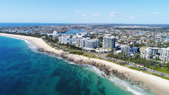 DRONE: Aerial photos of Mooloolaba, Alexandra Headland, Sunshine Coast.