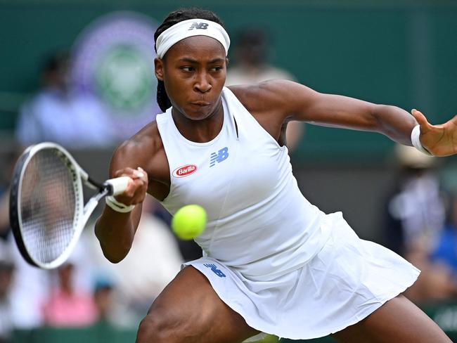 Coco Gauff has pulled out of the Olympics. Picture: AFP.