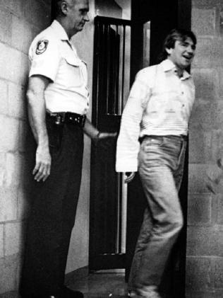 Michael Murphy (above) at his 1987 court trial.