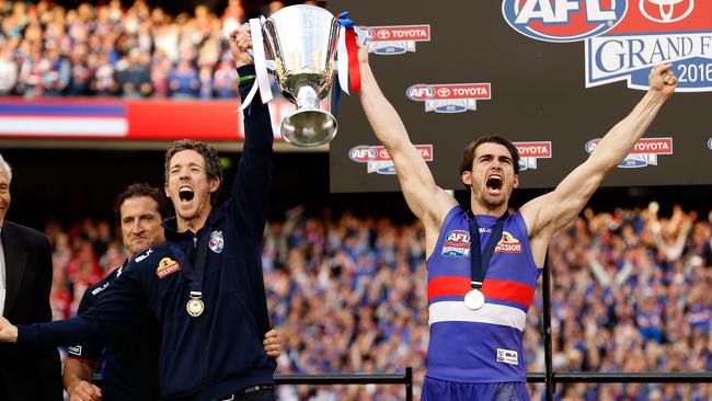 Winning the premiership for the first time in 62 years was a life-changing event for Gordon and everyone involved at the Bulldogs. Picture: Getty