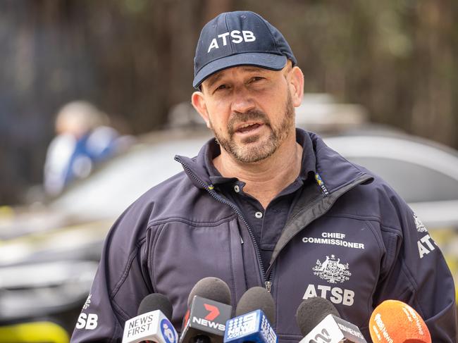 Australian Transport Safety Bureau chief commissioner Angus Mitchell said a safety investigation had begun. Picture: Jason Edwards