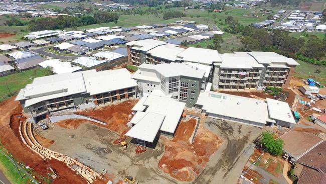 Ozcare's 150-bed aged care facility at Glenvale is nearing completion. Picture: Contributed