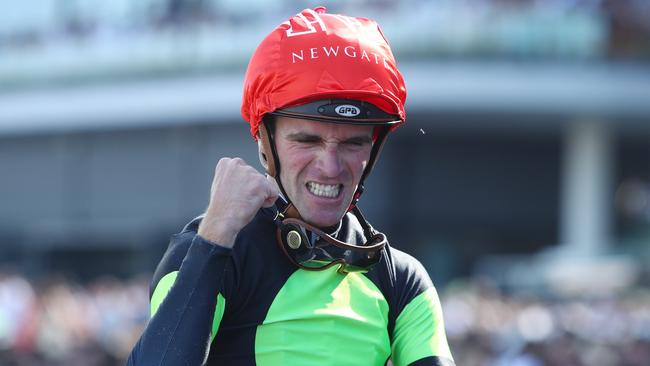 Sam Clipperton riding Think About It returns to scale after winning Race 7 The TAB Everest during Sydney Racing at Royal Randwick Racecourse on October 14, 2023 in Sydney, Australia. Picture: Jason McCawley/Getty