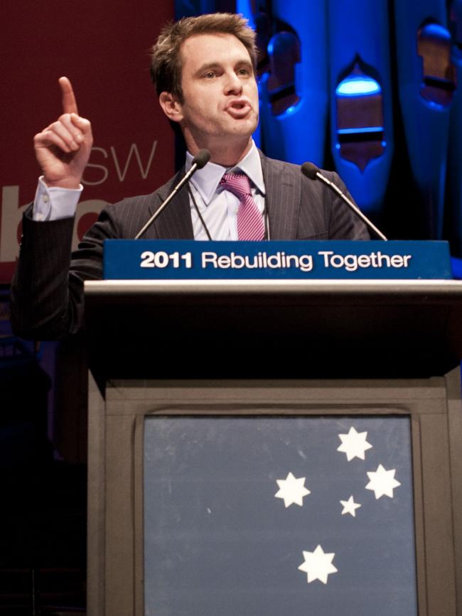 Minns as former NSW Labor assistant secretary in 2011.