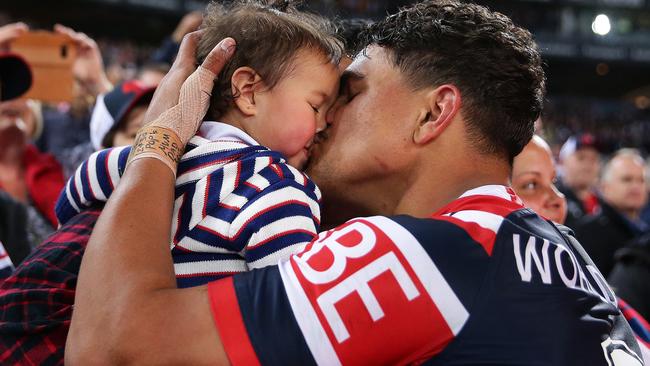 Daughter Inala has given Mitchell a new perspective. Image: Brett Costello