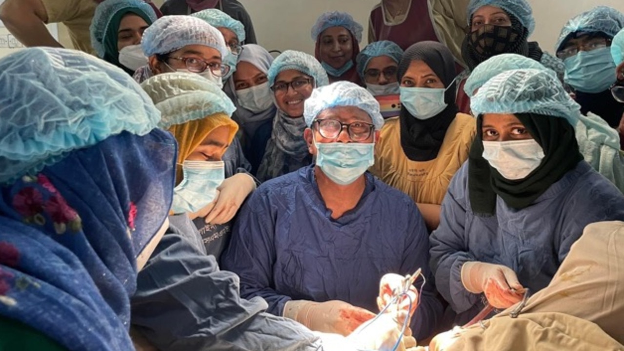 Toowoomba couple and women's health specialists Dr Anthony Cerqui and his wife Sarah Cerqui spent eight days in Bangladesh to help combat women's health issues in third world countries. Picture: Supplied