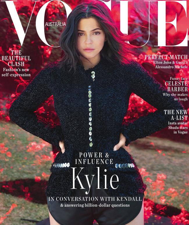 The September Issue of Vogue Australia features Kylie Jenner on the cover and is on sale Monday, August 27. Photographer: Hugh Stewart for Vogue