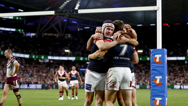 Sandon Smith played with a lot more confidence against Manly a week after he had a poor night in Penrith. Picture: NRL Photos