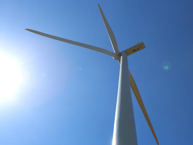 The first turbine has been erected at Golden Plains Wind Farm in Rokewood.