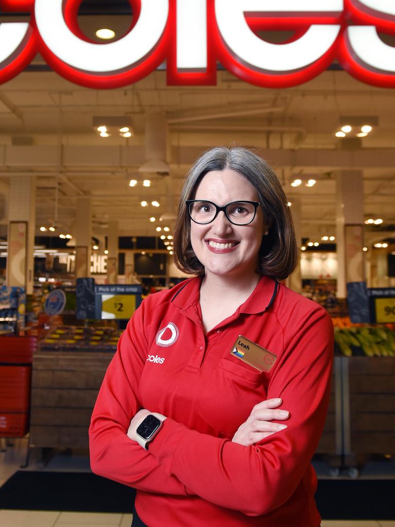 Coles CEO Leah Weckert took over the reins of the supermarket giant last year. Picture: NCA NewsWire / Nicki Connolly