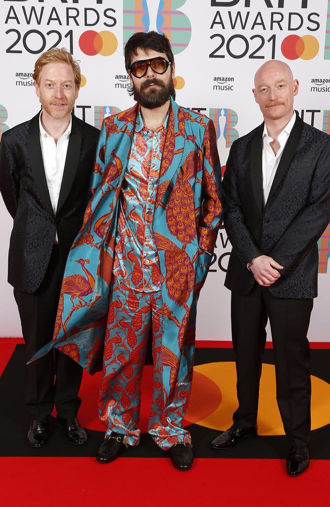 A lovely peacock motif, I believe. Picture: JMEnternational for BRIT Awards/Getty Images