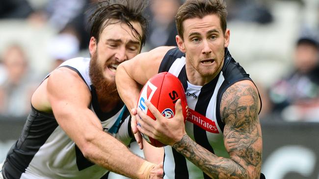 Jeremy Howe hurt his knee and adductor against Port Adelaide.