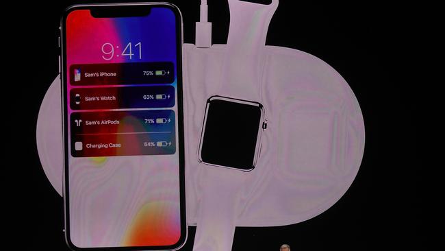 Apple’s iPhone X includes wireless charging for the first time.