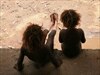 Children at an Aboriginal camp outside Alice Springs