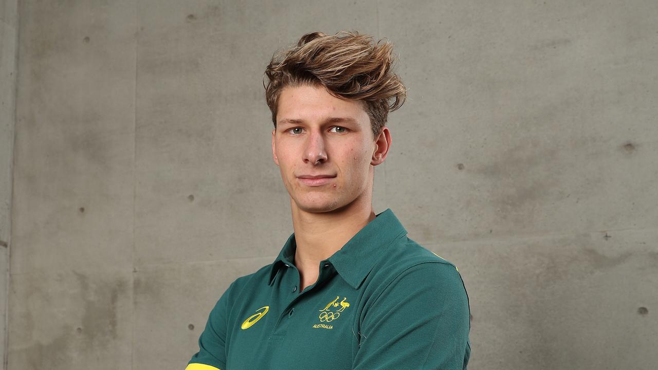 SYDNEY, AUSTRALIA - JUNE 15: Sam Fricker poses during the Australian Diving Tokyo Olympic Games Team Announcement at Circular Quay on June 15, 2021 in Sydney, Australia. (Photo by Mark Metcalfe/Getty Images)