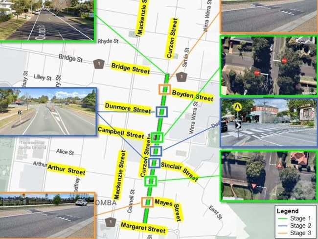 A new set of traffic lights on Margaret Street has caused major changes in vehicle movements through East Toowoomba.