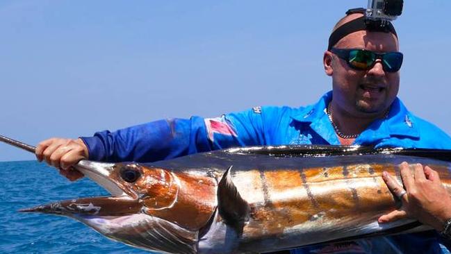 Josh Kerr’s weekend sailfish came from The Forks wide of Darwin